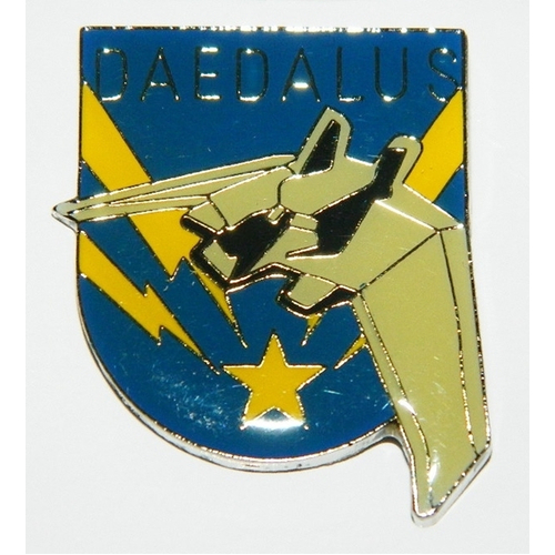 Stargate Atlantis Metal Enamel Pin - Daedalus Ship Logo