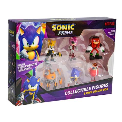 Sonic Prime 6.5 cm Figures Deluxe Pack - 8 Pack 