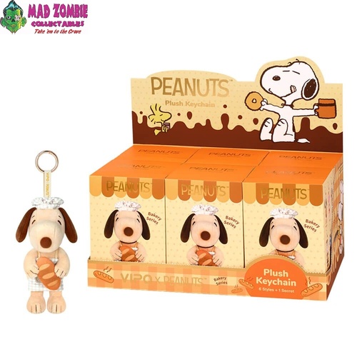Peanuts Clip-On Plush Keyrings - Bakery - Blind Box