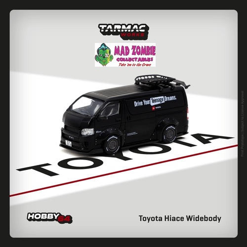 Tarmac Works 1/64 Hobby 64 - Toyota Hiace Widebody TOYOTA With roof rack 