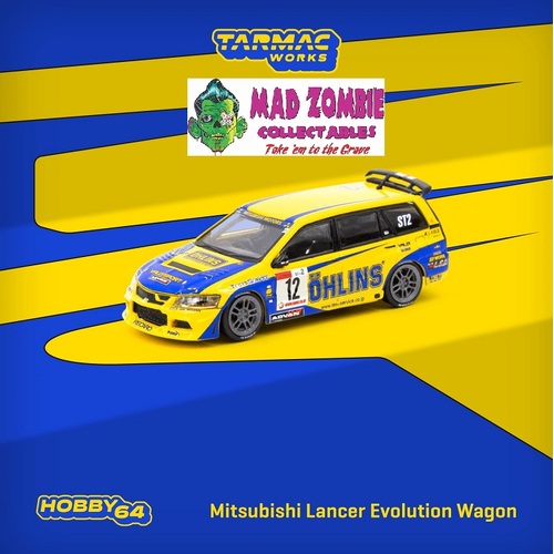Tarmac Works Hobby 64 - Mitsubishi Lancer Evolution Wagon Super Taikyu Series 2006 Round 3 13th Tokachi 24 hours