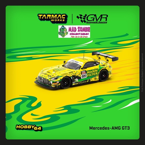 Tarmac Works 1:64 Hobby 64 - Mercedes-AMG GT3 Bathurst 12 Hour 2023 GruppeM Racing M. Engel / M. Grenier / R. Marciello