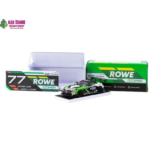 Tarmac Works Hobby 64  -Mercedes-AMG GT3 GT World Challenge Asia 2025 - Beijing Season Finale Craft-Bamboo Racing #77 with Container - (PRE-ORDER)