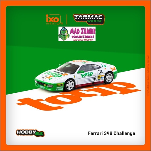 Tarmac Works Hobby 64 - Ferrari 348 Challenge 1993 Paolo Cutrera - (PRE-ORDER)