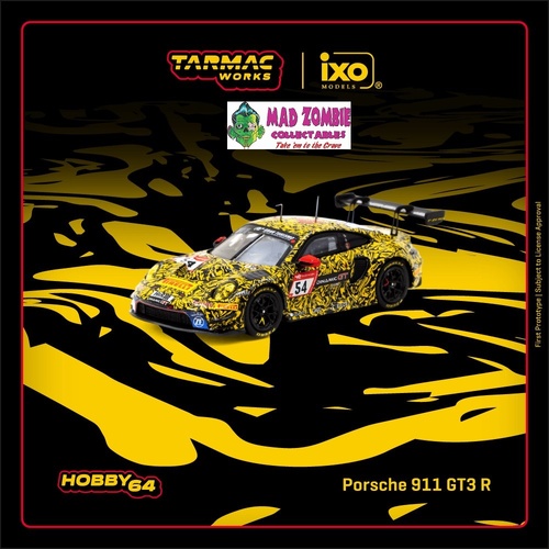 Tarmac Works Hobby 64 - Porsche 911 GT3 R Nürburgring 24h 2023 C. Engelhart / A. Güven / L. Heinrich / L. Vanthoor   (PRE-ORDER)