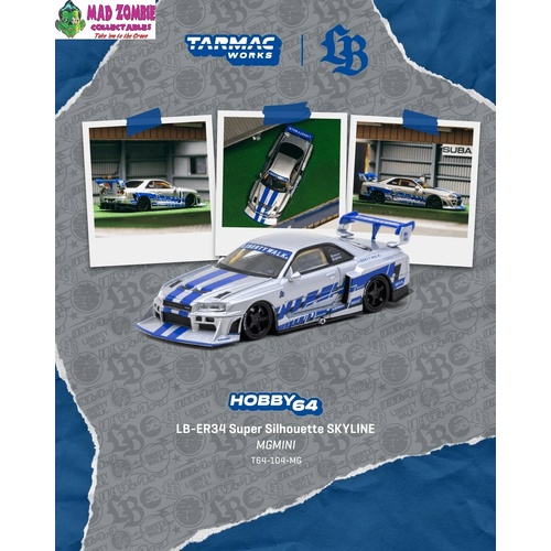 Tarmac Works Hobby 64 -  Super Silhouette SKYLINE MGMINI - (PRE-ORDER)