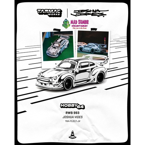 Tarmac Works Hobby 64 - RWB 993 - Designed by JOSHUA VIDES - (PRE-ORDER)