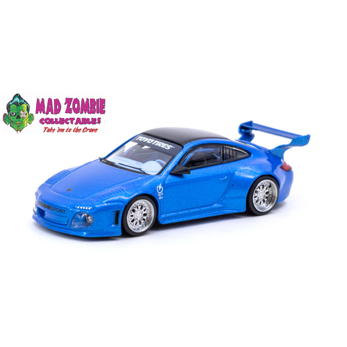 Tarmac Works Road 64 - Old & New 997 Blue Metallic