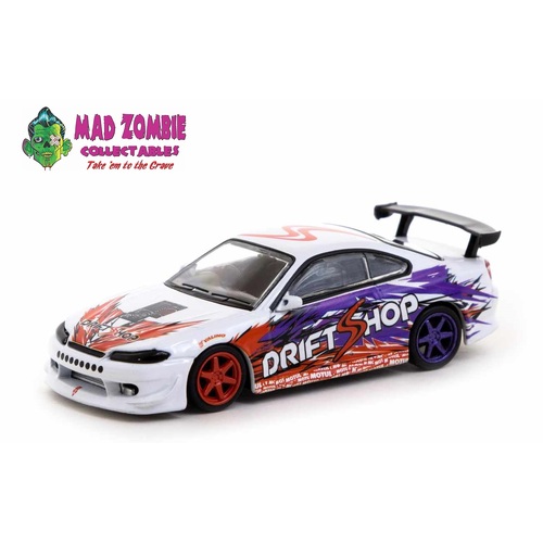 Tarmac Works 1:64 Global 64 - VERTEX Nissan Silvia S15 DriftShop European Drift Championship