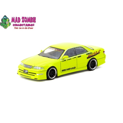 Tarmac Works Hobby 64 - VERTEX Toyota Mark II JZX100, Light Green - (PRE-ORDER)