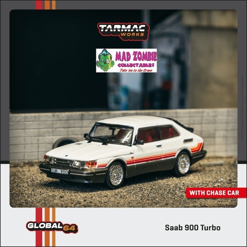 Tarmac Works Global 64 - Saab 900 Turbo White - (PRE-ORDER)