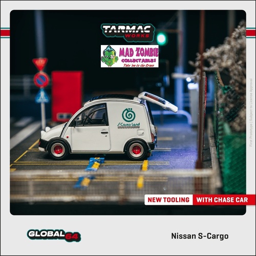 Tarmac Works Hobby 64 -  Nissan S-Cargo White - (PRE-ORDER)