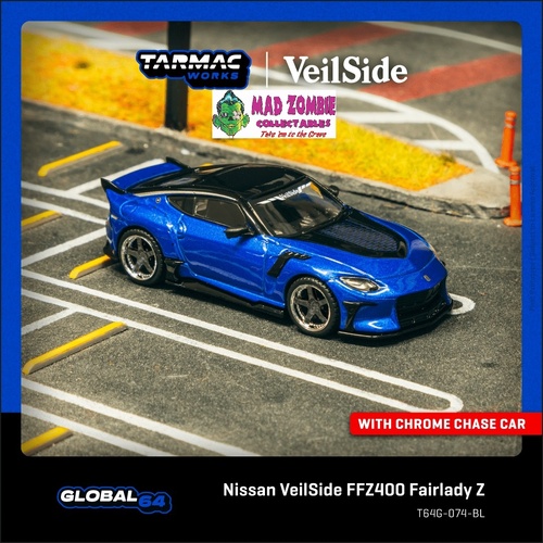 Tarmac Works Global 64 -Nissan VeilSide FFZ400 Fairlady Z Blue - (PRE-ORDER)