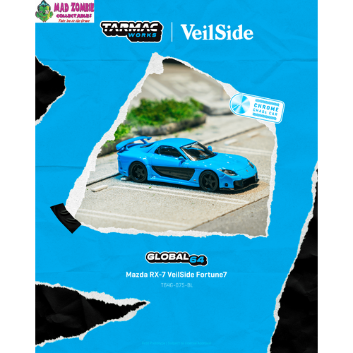 Tarmac Works Hobby 64 - Mazda RX-7 VeilSide Fortune7 (Possible Car Supplied) - (PRE-ORDER)