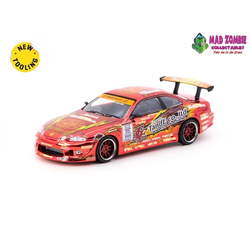 Tarmac Works Hobby 64 - Vertex Ridge TE3006 Soarer Chrome Red Special Edition - (PRE-ORDER)