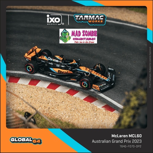 Tarmac Works Global 64 - McLaren MCL60 Australian Grand Prix 2023 Oscar Piastri - (PRE-ORDER)