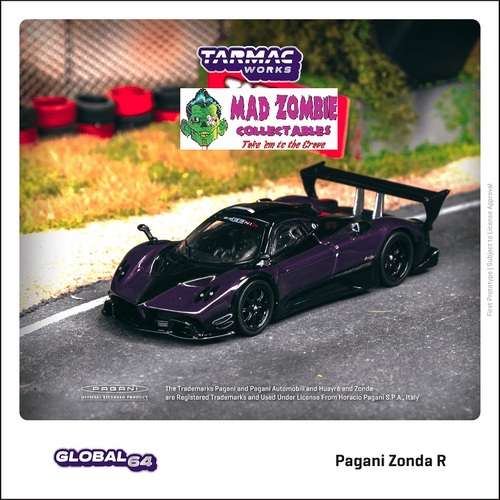 Tarmac Works Global 64 - Pagani Zonda R Viola PSO