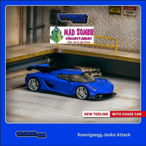 Tarmac Works 1/64 Global 64 - Koenigsegg Jesko Attack Blue