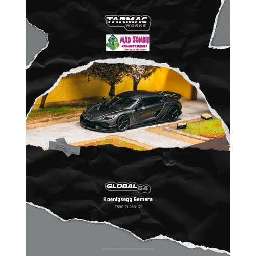 Tarmac Works Hobby 64 - Koenigsegg Gemera Grey - (PRE-ORDER)