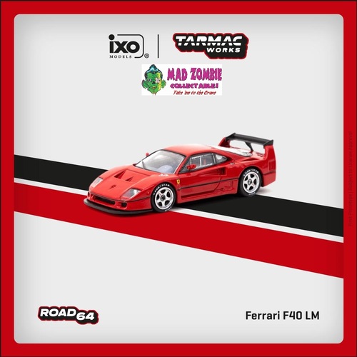 Tarmac Works 1/64 Road 64 - Ferrari F40 LM Red