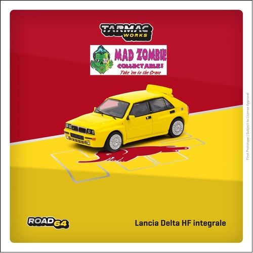Tarmac Works Hobby 64 - Lancia Delta HF integrale  Giallo Ginestra