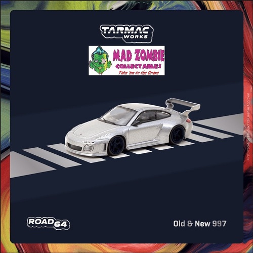 Tarmac Works 1/64 Road 64 - Old & New 997 Gray Metallic 