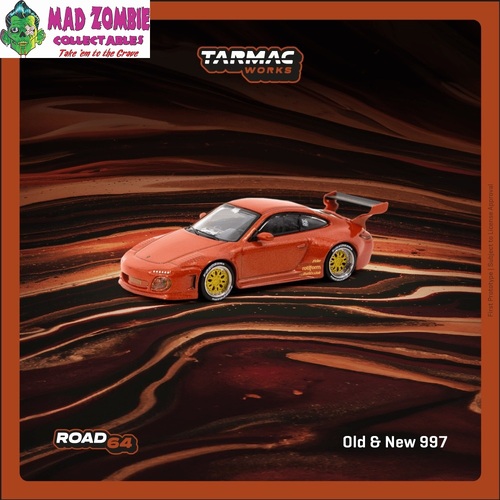 Tarmac Works 1/64 Global 64 - Old & New 997 Red Metallic