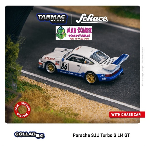 Tarmac Works Hobby 64 - Porsche 911 Turbo S LM GT Suzuka 1000km 1994 #86