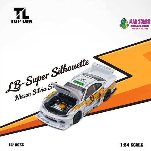 Top Lux 1/64 - LBWK S15 Lightning #23 (Factory Sealed with Possible Chase) - (Pre-Order)