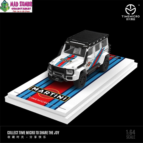 Time Micro 1/64 Scale - Mercedes Benz G550 - Martini Livery - PRE-ORDER