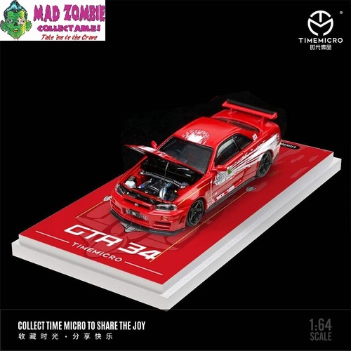 Time Micro 1/64 Scale - Nissan Skyline GTR Z Tune Red 