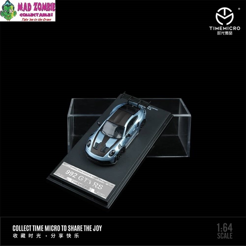 Time Micro 1/64 Scale - 992 GT3 RS Glacier Blue  (PRE-ORDER)