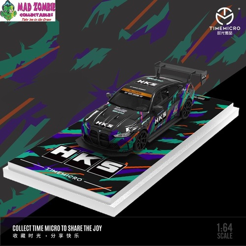 Time Micro 1/64 Scale - BMW M4 HKS Livery (PRE-ORDER)