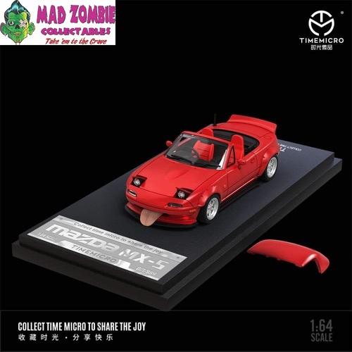 Time Micro 1/64 Scale - Mazda MX5 Metallic Red