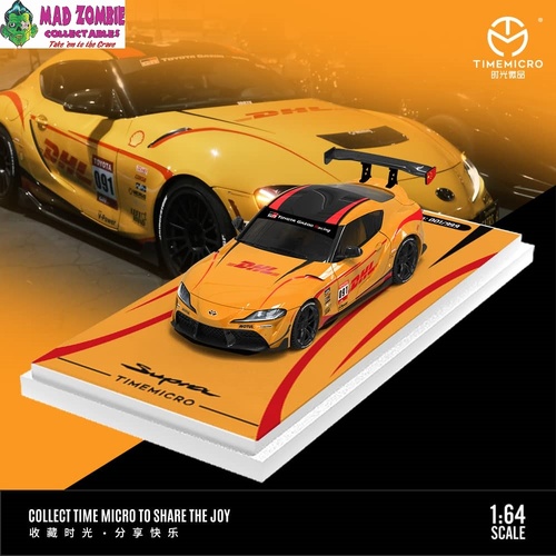 Time Micro 1/64 Scale - Supra A90 Orange DHL (PRE-ORDER)