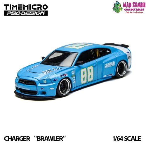 Time Micro × PSC Design 1/64 Scale - Charger "Brawler" Daytona - (PRE-ORDER)
