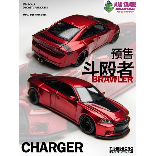 Time Micro × PSC DESIGN 1/64 Scale - Warhorse "Brawler" Red Charger - (PRE-ORDER)