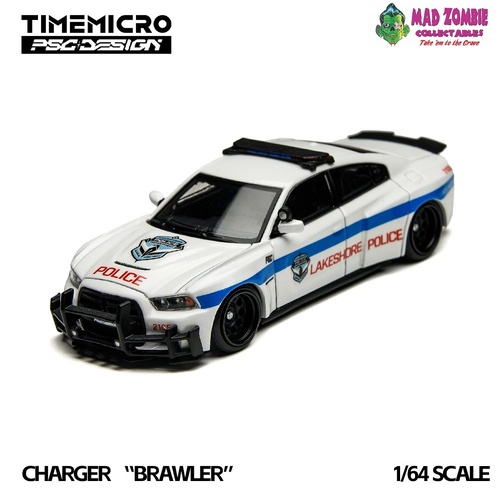 Time Micro & PSC Design 1/64 Scale - Brawler Unruly Police Car - (PRE-ORDER)