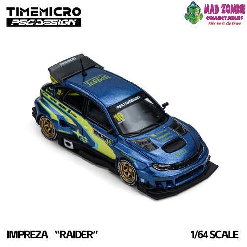 TimeMicro × PSC DESIGN - Impreza "Raider" Blue/Yellow - (Pre-Order)