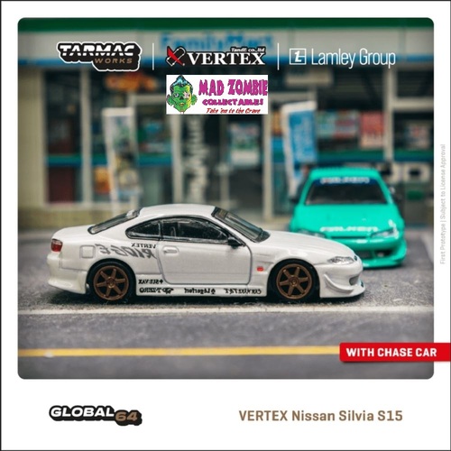 Tarmac Works 1/64 Global 64 - VERTEX Nissan Silvia S15 / Lamley Group Special Edition