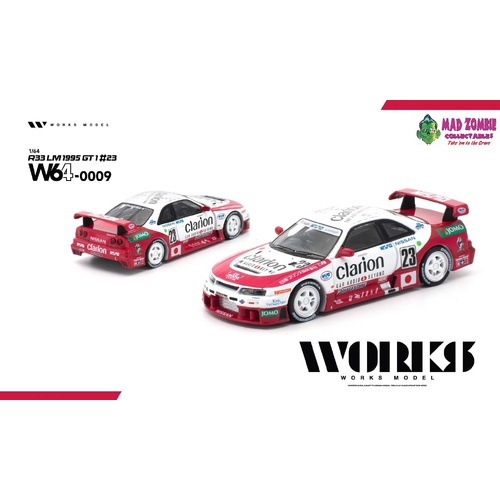 Works Model 1/64 - R33 LM 1995 GT1 #23 - PRE-ORDER